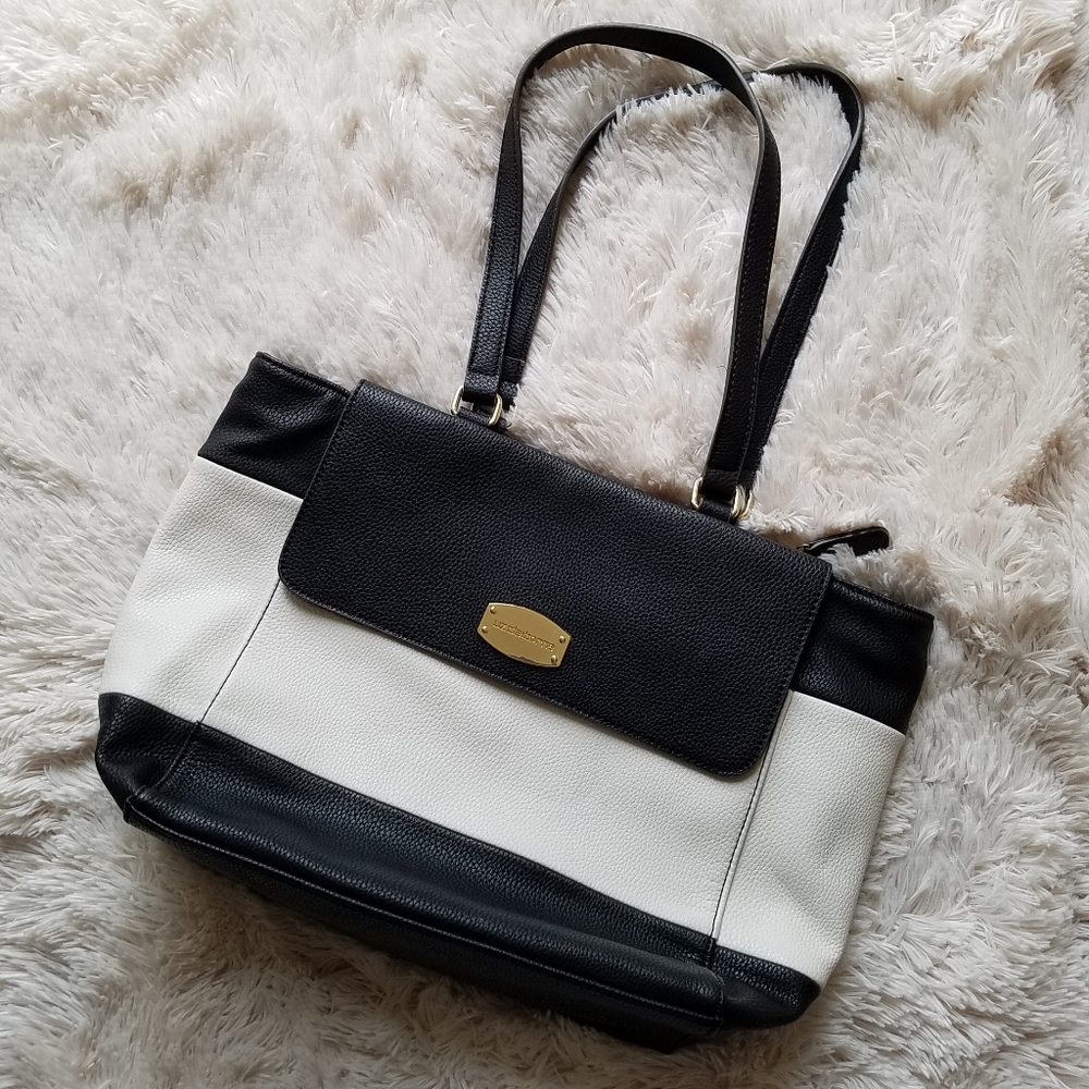 Liz Claiborne Black & White Purse